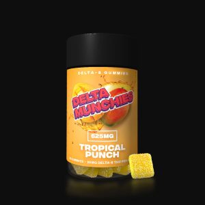 this is a photo of 625mg tropical punch delta munchies