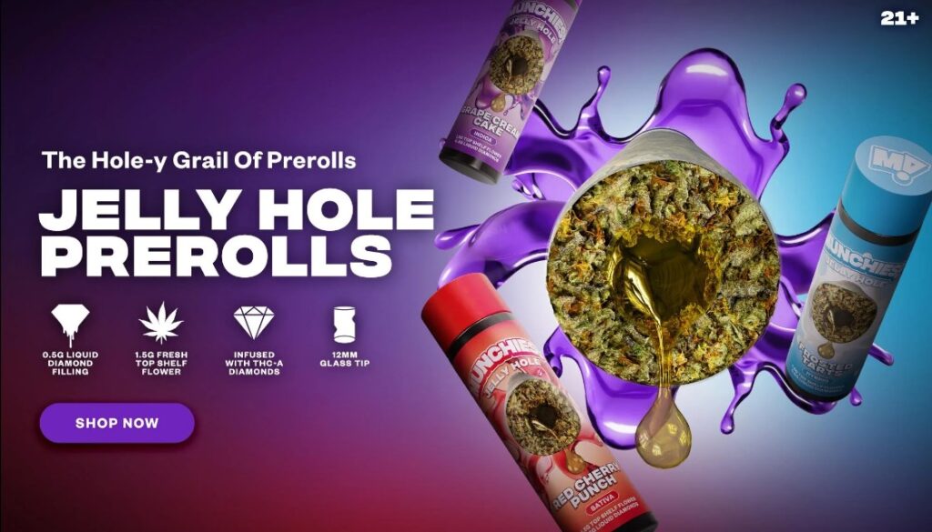 photo of jelly hole prerolls