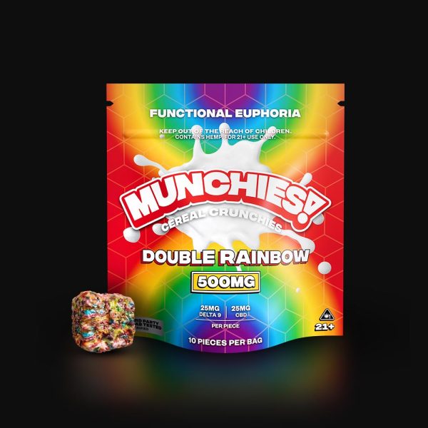 A photo of delta munchies cerealcrunchies 500mg doublerainbow