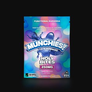 delta munchies d8 gummies 250mg holy bites photo