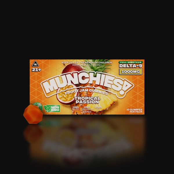 photo of delta munchie! munchie froot jam tropical passion