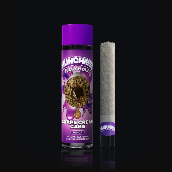 prerolls jelly hole grape cream cake delta munchies