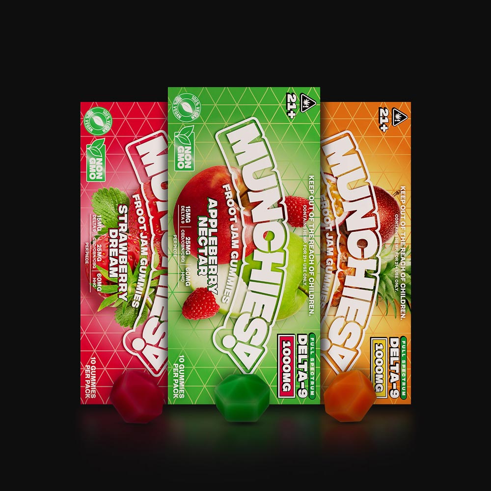 delta munchies froot jam gummies bundle